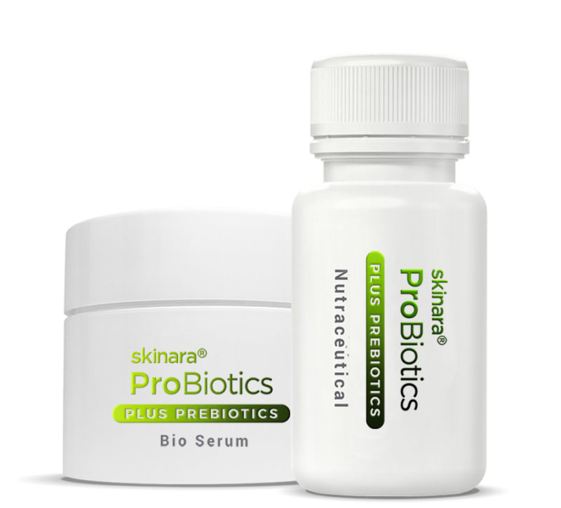 Skinara Probiotic Bio Serum and Nutraceutical supplement skincare