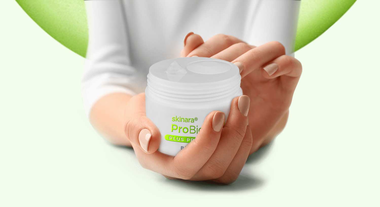 Sensitive skin with good probiotic bacteria